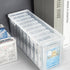 10 PCS Trading Card Storage Box Set, Plastic Top Loaders Storage Box for Standard Cards and Magnetic Holders