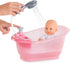 Corolle Baby Doll Bathtub with Shower - Accessory Play Set for 12" & 14" Dolls in Pink