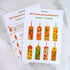 Winlyn 32 Sets Fall Crafts Kits, DIY Fall Bookmarks Decorations Art Sets with Maple Leaves, Smile Face, Owl, Turkey,