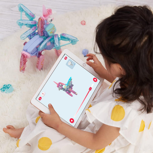 BOTZEES GO! Unicorn Toys, Electric Remote Control Unicorn Robots for Kids, STEM Learning Toys Ages 3+, Girls Toys with