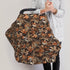 Hunting Camo Leave Baby Car Seat Canopy Nursing Cover for Breastfeeding Multi-Use Infant Carrier Carseat All Season