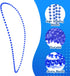 Windy City Novelties 12-Pack - 33" 7mm Mardi Gras Bead Necklaces, Vibrant Colors for Celebrations