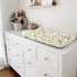 Watercolor Flowers Changing Pad Covers, Colorful Floral Leaves Sheets for Boy Girl, 32''x16''