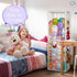 1) Trycooling Stuffed Animal Storage Zoo Holder Space Save Vertical PVC with Elastic Band and Net for Playroom Bedroom