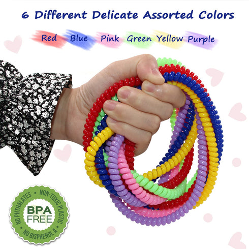 6 Pack (6) Sensory Chew Necklace for Boys and Girls, Stretch Chewing Necklaces for Kids with Autism ADHD SPD, Oral