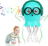 Diakud Dancing Jellyfish Babies Toy Music Crawling Octopus 6-12 Months Tummy Time Toys