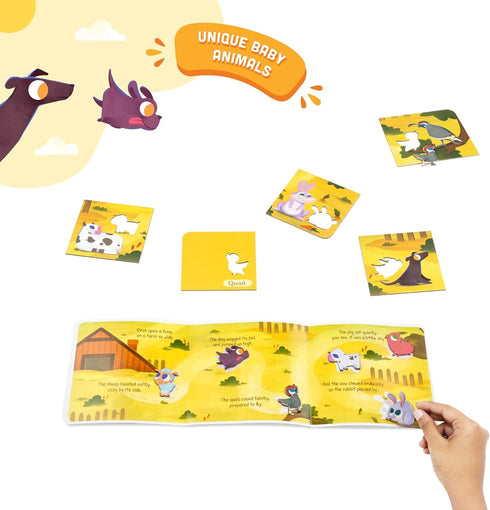 Mother and Baby Animal Match Puzzle - Happy Farm Family Puzzles for Kids Ages 2-4 - Animal Puzzles for Toddlers