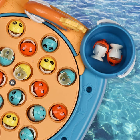 Magnetic Fishing Game Set - Fun Fishing Toy Board Games for Kids and Toddlers Age 3-8, 21 Fish and 6 Poles