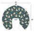 Sleeping Spring Animals Nursing Pillow Covers for Boy Girl Bear Deer Bunny Floral Leaves Nursery Pillow Slipcover