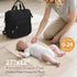 Backpack Backpack Backpack CEI-CEI Diaper Bag for Mom and Dad, Puffer Baby Bag with Insulated Pocket, Water-Resistant