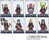 SHIYIJIA Collectibles(12PCS) Minifigures Acrylic Display Case Action Figure Building Block Display Box