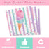 200 Summer 50 WERNNSAI Ice Cream Party Decorations - PCS Ice Cream Plates Napkins Forks Pink Sweet Themed Birthday