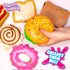 Mushmeez 3.5" Taba Squishy - Burger (Jumbo) Large, Super Soft & Sticky Layered TABA Squishies - Squish, Squeeze, Great