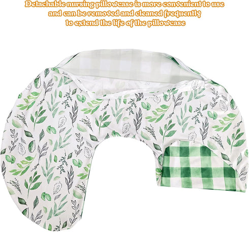 22.5 18 Winmany Baby Nursing Pillow Cover Infant Removable Breastfeeding Pillow Cover Cute Pattern Newborn Nursing