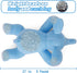 5 lbs 27" Weighted Elephant Stuffed Animal, Giant Blue Plush Pillow for Kids and Adults