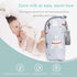 Rhinoon Baby Bottle Insulation Bag, Infant Bottle Storage Bag, Oxford Cloth Waterproof Nursing Feeding Bottle Tote