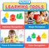 Letters Learning Matching Game - Fine Motor Skills Toy Set for Toddlers with 26 Alphabet Learning Toys