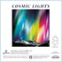 Galison Cosmic Lights 500 Piece Jigsaw Puzzle for Families and Adults, Outer Space Puzzle with Rainbow Aurora