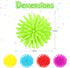 HyDren Mini Spiky Porcupine Balls Stress Toy, 25 Pack, Multi Color, 1.18 Inches, Fidget Sensory Toy for Teens and Adults