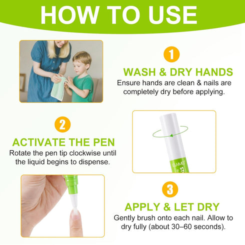 NIFEISHI (2pcs) Nails-0.24floz Nail Biting Treatment for Kids, Thumb Sucking Deterrent, Nail Biting Prevention
