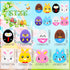 200Pcs Easter Mini Erasers, Cute Bunny Egg Mini Erasers for Kids, Party Favors, Easter Basket Stuffers