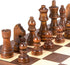 AMEROUS Wooden Chess Pieces with 2 Extra Queens / 3.0 Inch King / Storage Bag & Instructions for Chess Board