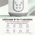 Quick-Heat Baby Bottle Warmer for Breastmilk & Formula - Timer & Keep Warm Function