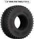 INJORA 1.0 Tires - S5 All Terrain Comp Pin Crawler Tires for TRX4M AX24 SCX24 FCX24 Upgrade Parts,55 * 20mm,T1013