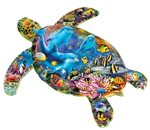 MasterPieces 1000 Piece Jigsaw Puzzle - Turtle Sailing, 25.55"x 20.42"