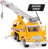 7-Inch 3+ Driven by Battat Crane Truck Toy with Lights & Sounds, Movable Parts, Construction Vehicle for Boys & Girls