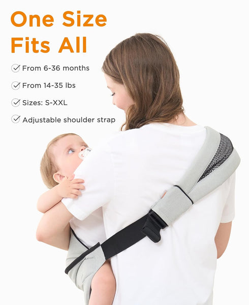 6-36 (14-35 lbs)-Light GAGAKU Toddler Carrier Adjustable Padded Sling Portable Ergonomic Baby Holder Carrier