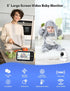 GoodBaby 2-Way 8 30-Hour Life960ft Baby Monitor with Camera and Audio - No WiFi, Remote Pan-Tilt-Zoom, Night Vision