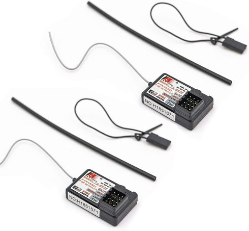GoolRC 2PCS FS-GR3E 2.4GHz 3 FS-GT2 FS-GT2B FS-GT3B FS-GT3C FZ-IT4S Flysky Receiver, AFHDS Channel Receiver Compatible