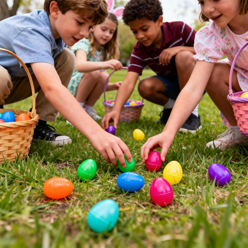 240 120 120 GOAUS Prefilled Easter Eggs with Toys Pcs, Eggs Truly Filled with Small Toys, Pre-filled Easter Egg Hunt