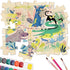 50 Piece Blank Wooden Puzzle, Jumbo Size, Unfinished Freeform Large Jigsaw Puzzle Pieces for Arts & Crafts