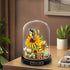 Flower Bouquet Building Sets, 548 PCS Animals Flowers Botanical Collection Mini Bricks Toy for Adults, Valentine's Day