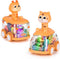 Baby Toy Cars Press and Go - Light Up Toys for Toddlers, Birthday Gifts for Kids Boys and Girls (Giraffe & Tiger)