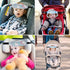 Baby Carseat Head Support, Car Seat Straps Pillow Support, Stroller Neck Relief Strap Headrest for Toddler Infants