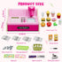 3-8,Color Wee Wonders Wooden Cash Register for Kids with Real Calculator, Rechargeable Cash Register Toy