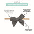 Copper Pearl Baby Bows: Stylish Headbands for Baby Girls, Premium Soft and Stretchy Baby Headbands, Perfect for Newborns, Trendy Designs - Cheery