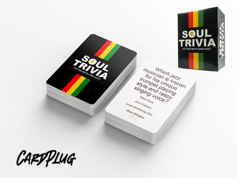 Soul Trivia - Celebrate African-American Urban Culture with 100 Trivia Cards for Game Nights