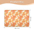 siphylline 52" 34" Orange Tie Dye Flowers Extra Large Resuable Changing Pad Covers Soft Absorbent Pee Pads for Bed
