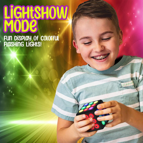Electronic Brain & Memory Game Cube - Fun Toy Gift Ideas for Ages 6-12, Handheld Games for Kids and Teens