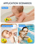 b&h Duck Rechargeable Baby Bath Thermometer - Fast Temperature Reading, Digital Water Thermometer for Bathtub and Room