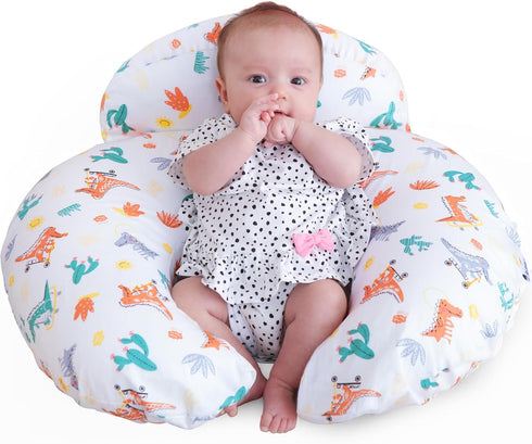 AMASKY Nursing Pillow, More Support for Mom and Baby, Removable Cotton Cover