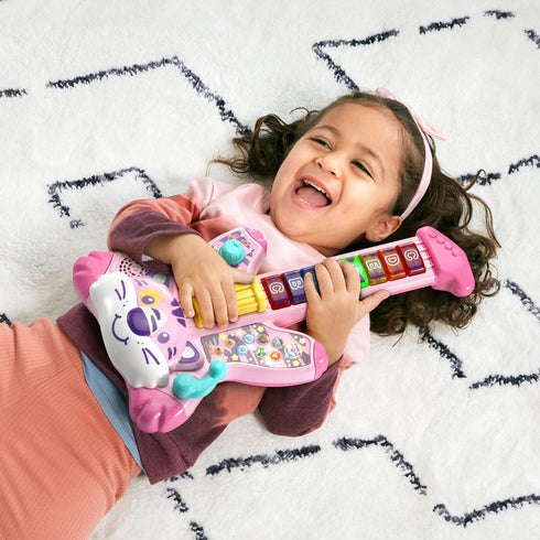 Pink VTech Zoo Jamz Tiger Rock Guitar - Fun Learning Toy for Kids