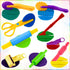 Set 44 Dough Play Tools for Kids PCS Dough Accessories with Scissors Cutters Rollers Rolling Pins Pasta Press Animal