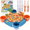 Magnetic Fishing Game Set - Fun Fishing Toy Board Games for Kids and Toddlers Age 3-8, 21 Fish and 6 Poles