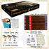 11 2 2 Jyquorp Metal Horse Race Board Game Racing Game Thickened Solid Wood with Luxurious Durable Classic Metal Horses