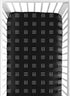 Sweet Jojo Designs Fitted Baby Crib Sheets (Black and White Boho Mudcloth)